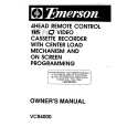 EMERSON VCR4000 Owners Manual